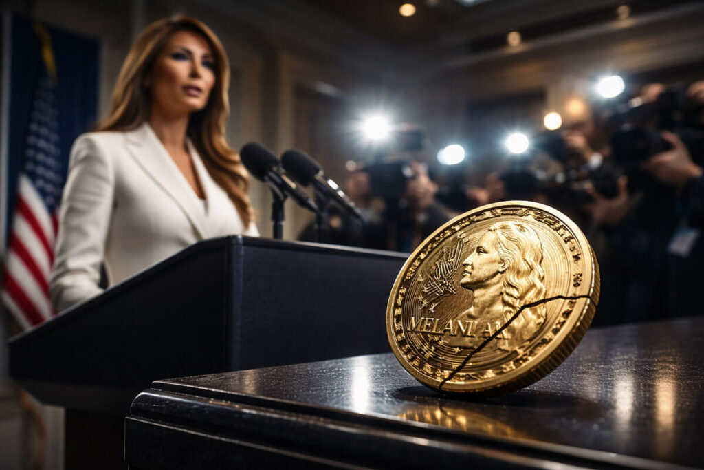 Melania Trump’s token stays flat despite Jeffrey Epstein denial