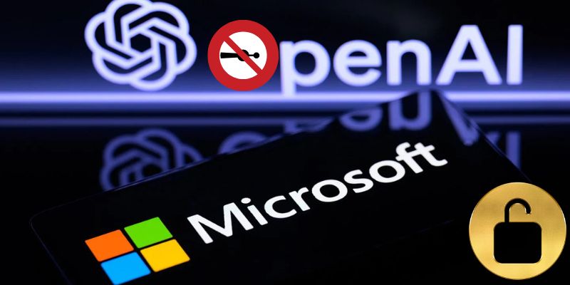 Microsoft has loosened its exclusive control over OpenAI, and now the artificial intelligence race appears wide open logo