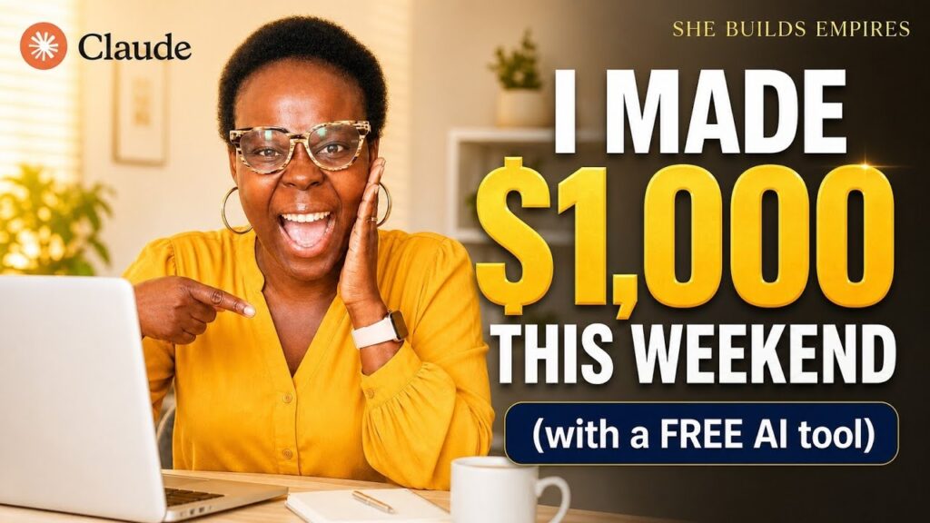 How Claude AI Helped Me Make $1000 in One Weekend (Step by Step)