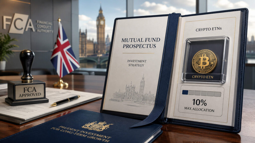 UK mutual funds may soon be allowed to hold crypto ETNs, but only with a 10% leash Liam 'Akiba' Wright