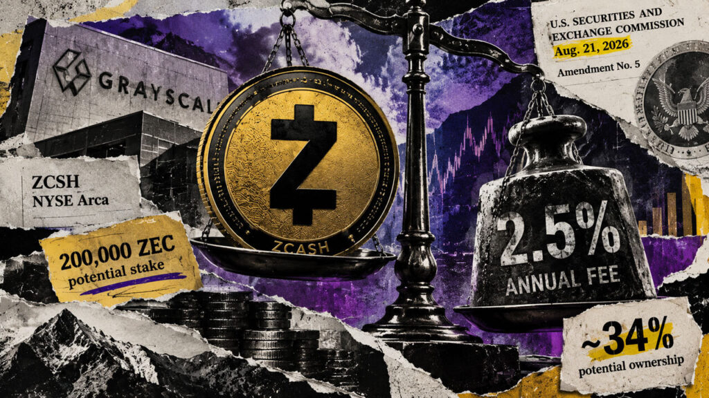 Grayscale’s Zcash ETF filing proposes a 2.5% fee and a potential 34% DCG stake Grayscale’s Zcash ETF filing proposes a 2.5% fee and a potential 34% DCG stake