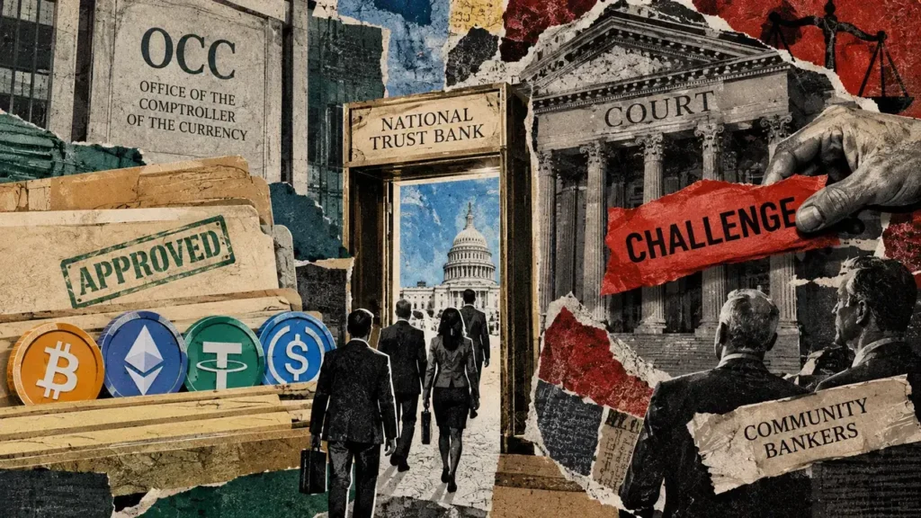 Bankers sue to overturn OCC trust-bank rule used by crypto firms Bankers sue to overturn OCC trust-bank rule used by crypto firms