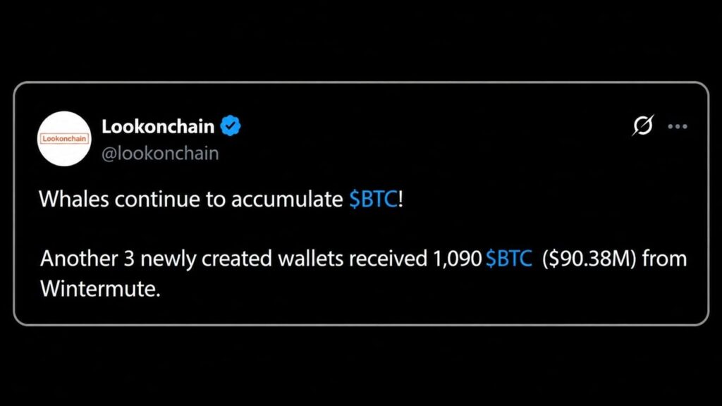 Bitcoin Worth $90 Million Pulled From Wintermute by a Mystery Whale Bitcoin Worth $90 Million Pulled From Wintermute by a Mystery Whale