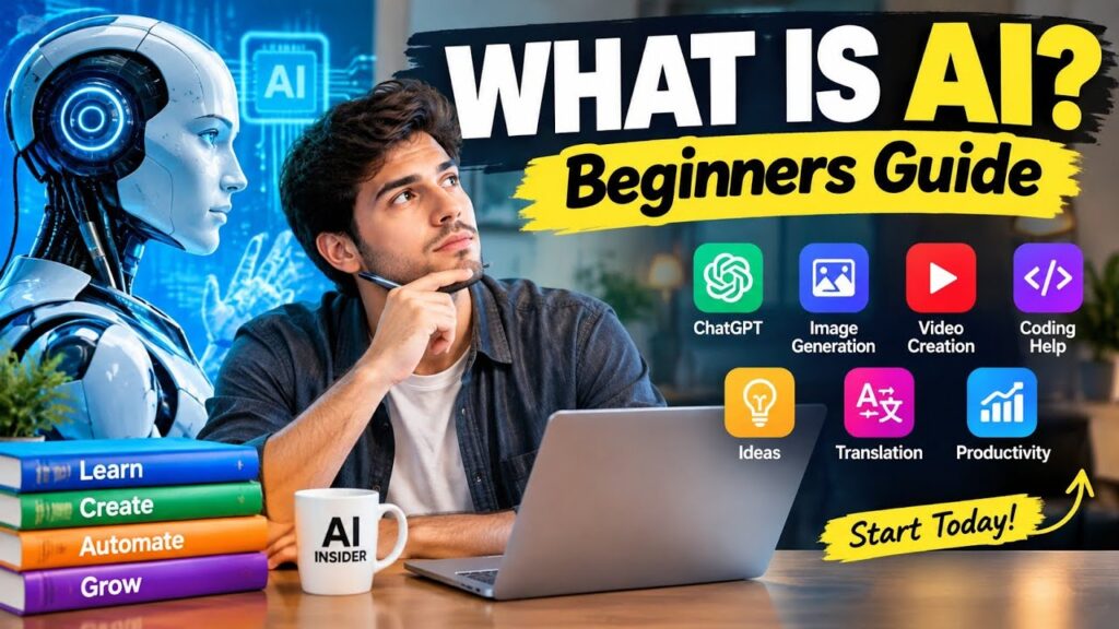 What Is AI? 🤖 Artificial Intelligence Explained for Beginners | AI Basics